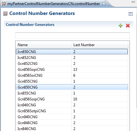 Cleo Clarify Outbound Contol Number Generators