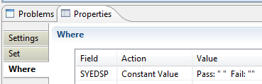 Cleo Clarify 3 Database Adapter Update Interaction Where properties