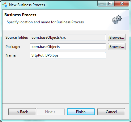 Cleo Clarify SFTP Create New Business Process