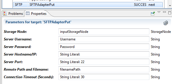 Cleo Clarify SFTP Put Adapter Task